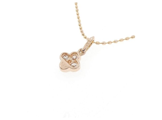 Autre Marque Collar K10 Pink Gold Diamond Rosa - vista 4