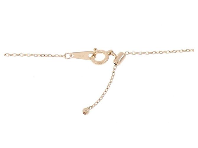 Autre Marque Collana Au750 Fiore e Diamanti Rosa - vista 5