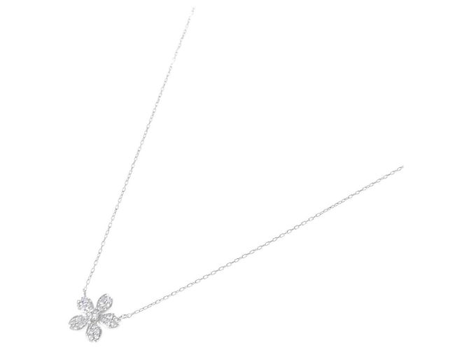 Autre Marque Collana in oro bianco Au750 e diamanti Argento - vista 2