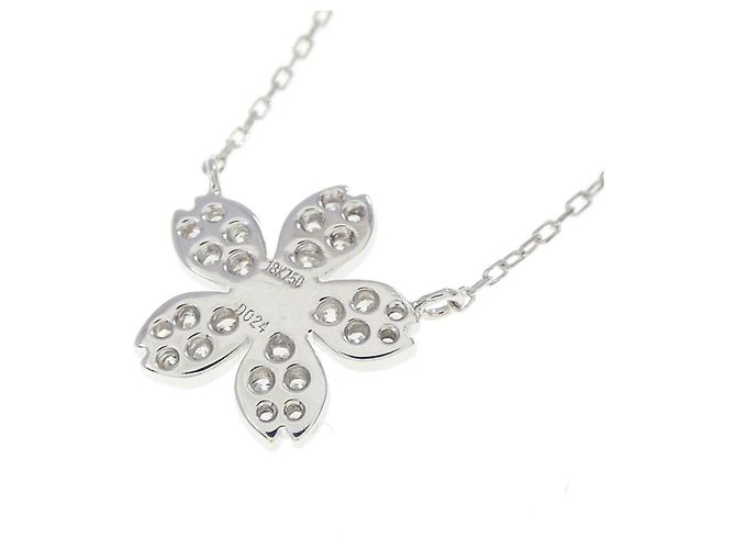 Autre Marque Collana in oro bianco Au750 e diamanti Argento - vista 4