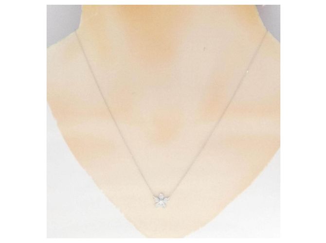Autre Marque Collana in oro bianco Au750 e diamanti Argento - vista 6