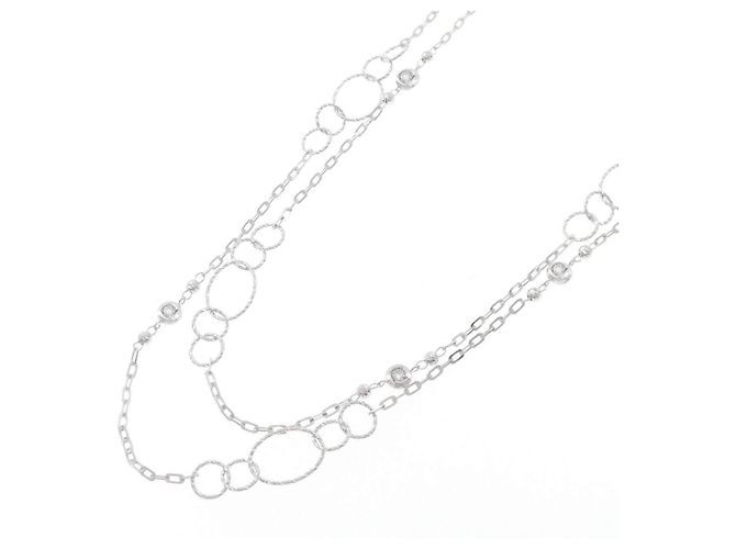 Autre Marque Collana di diamanti Au750 Argento - vista 2
