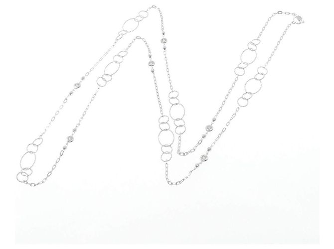 Autre Marque Collana di diamanti Au750 Argento - vista 7