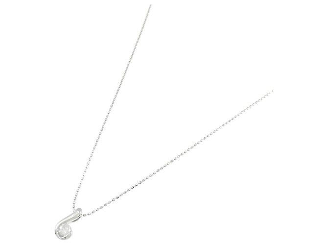 Autre Marque Collana di diamanti Pt900 Pt850 Argento - vista 2