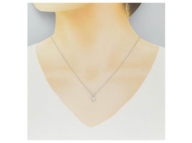 Autre Marque Collana di diamanti Pt900 Pt850 Argento - vista 6