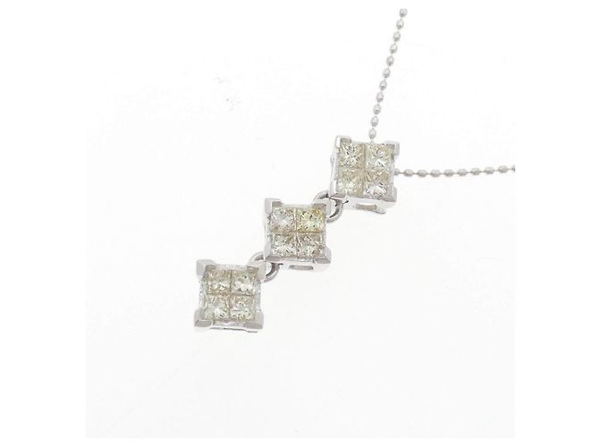 Autre Marque Collar de diamantes Au750 Plata - vista 3