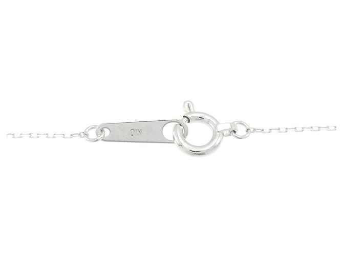 Autre Marque Collana in oro bianco K10 e diamanti Argento - vista 5