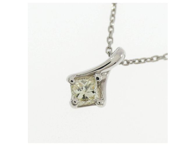 Autre Marque Collana in Pt850 e diamanti Argento - vista 3