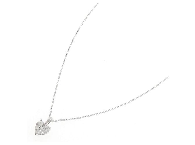 Autre Marque Collana in oro bianco Au750 e diamanti Argento - vista 2