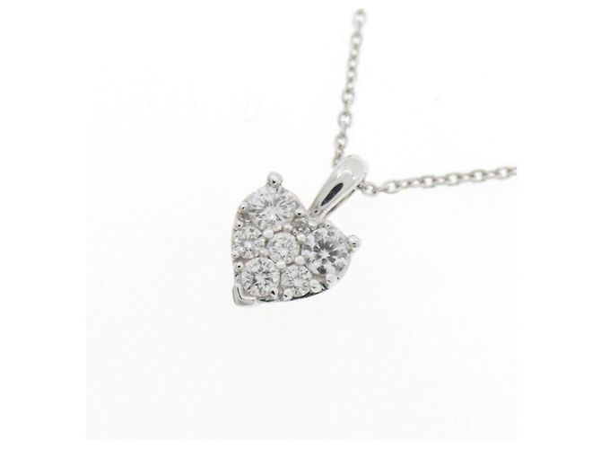 Autre Marque Collana in oro bianco Au750 e diamanti Argento - vista 3