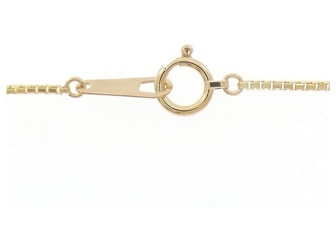 Autre Marque Au750 Blumen-Diamant-Halskette Golden - Ansicht 5