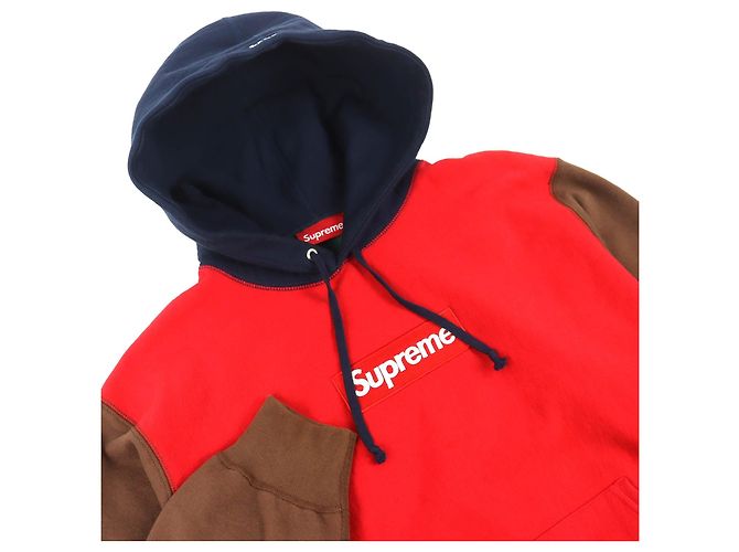 Supreme Box Logo Hooded Sweatshirt Cotton Hoodie Mehrfarben - Ansicht 3