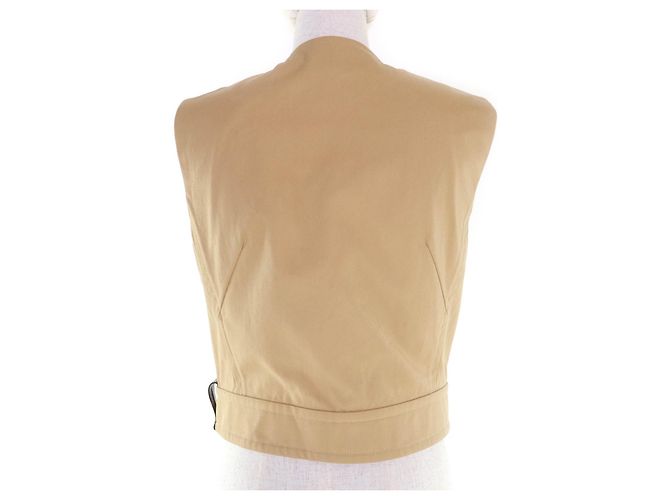 Top de algodón Louis Vuitton Beige - vista 3