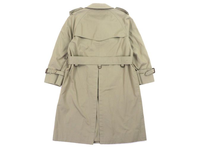 Trench in cotone Burberrys Verde - vista 3