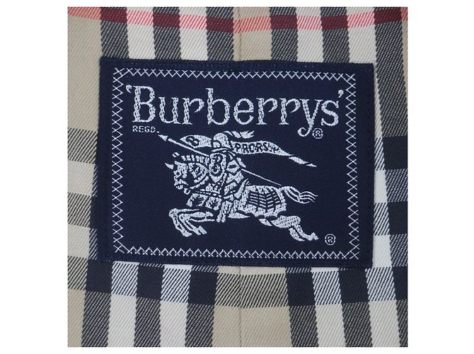 Trench in cotone Burberrys Verde - vista 7