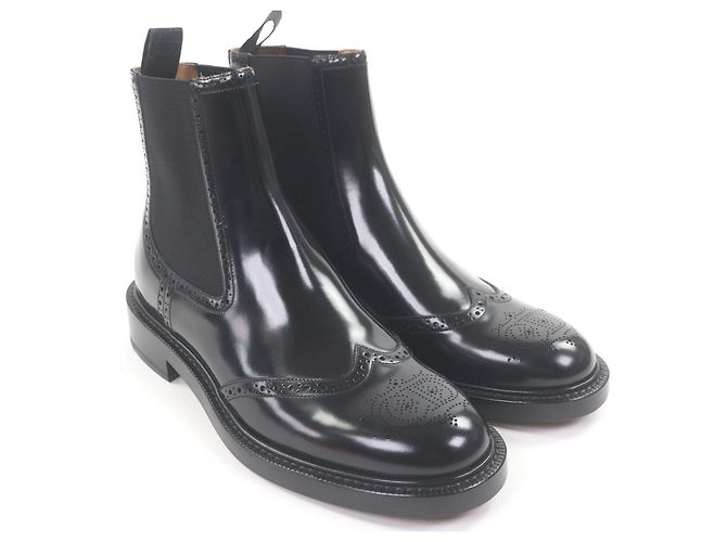 Stivaletti Chelsea Dior Evidence Oblique in pelle Nero - vista 2