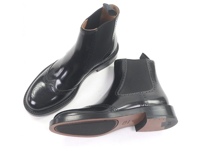 Stivaletti Chelsea Dior Evidence Oblique in pelle Nero - vista 3