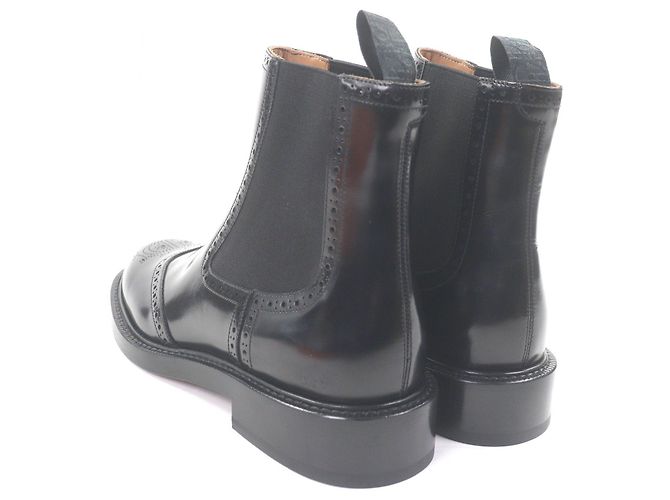 Stivaletti Chelsea Dior Evidence Oblique in pelle Nero - vista 5