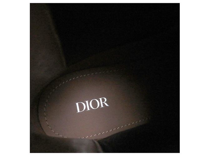 Stivaletti Chelsea Dior Evidence Oblique in pelle Nero - vista 9