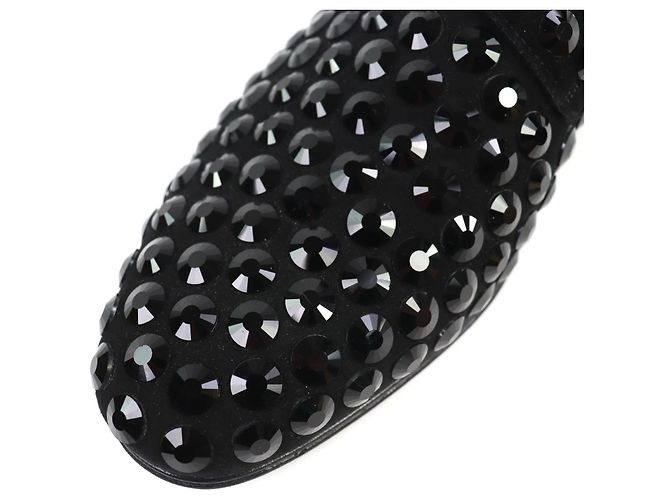 Dolce & Gabbana Scarpe Derby Dolce&Gabbana in pelle scamosciata e strass Nero - vista 8