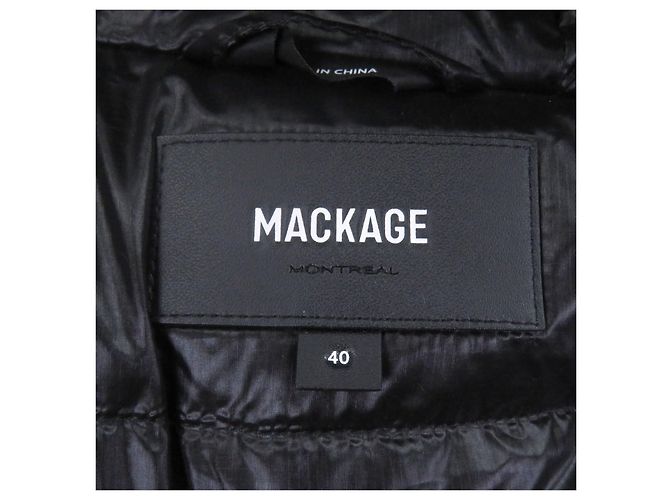 Autre Marque Chaqueta de plumón de nailon reciclado Mackage KEAGAN-RS Negro - vista 8