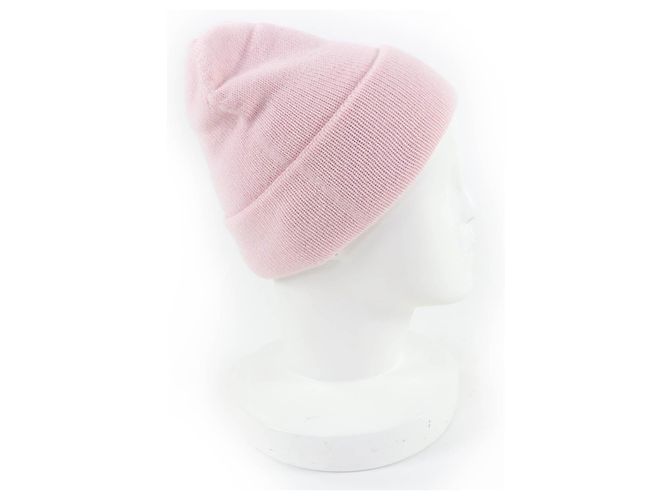 Gorro de cachemira Chanel COCO Mark Heart Rosa - vista 7