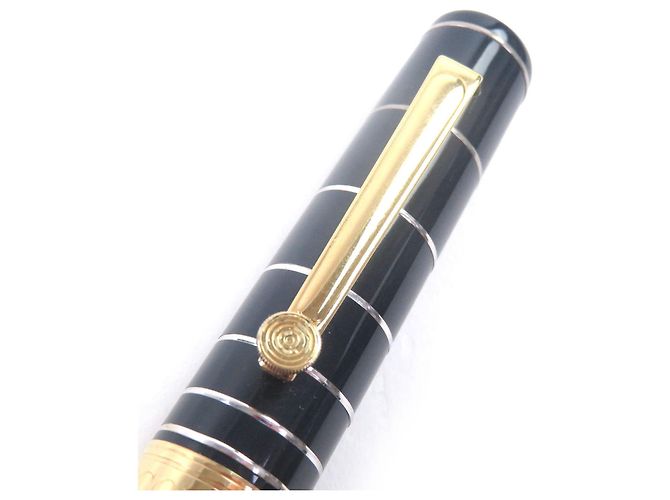 Autre Marque Penna stilografica OMAS Marconi Au750 Limited Argento Blu D'oro Blu navy - vista 8