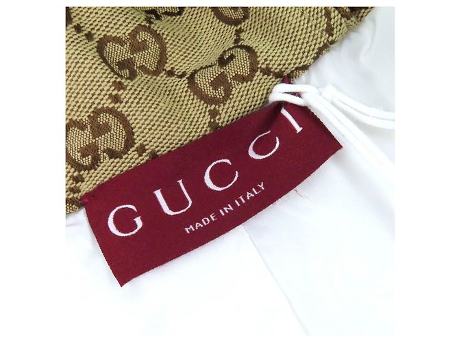 Giacca con cappuccio e zip in lana con intarsia GG di Gucci Beige Crudo - vista 6