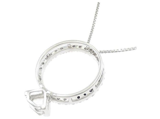 Autre Marque Collana di diamanti PT900 PT850 Argento - vista 4
