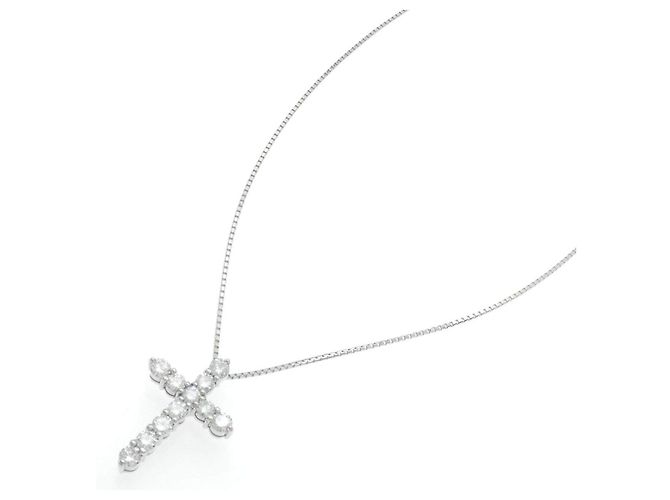 Autre Marque Collana di diamanti PT900 PT850 Argento - vista 2