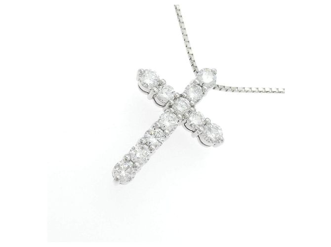 Autre Marque Collana di diamanti PT900 PT850 Argento - vista 3
