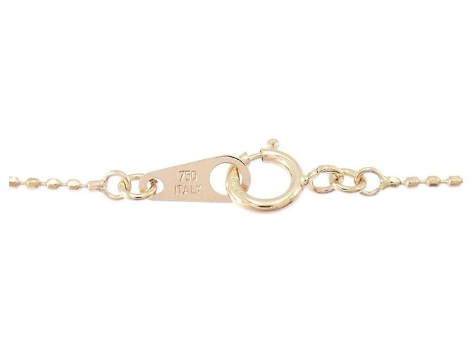 Autre Marque Halskette aus Au750 Roségold und Diamanten Pink - Ansicht 5