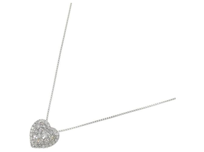 Autre Marque Collana in oro bianco Au750 e diamanti - vista 2