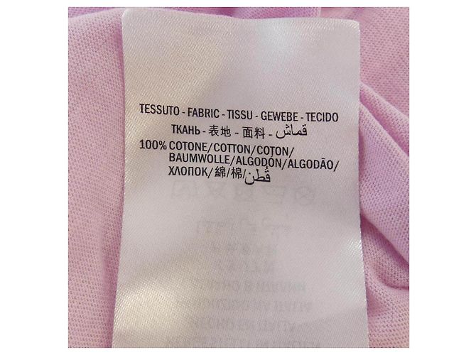 T-shirt in cotone Gucci rosa - vista 3