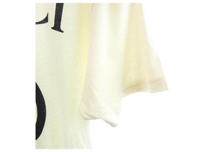 T-shirt in cotone Gucci Giallo - vista 6