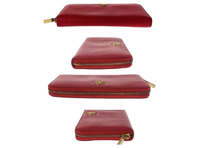 Cartera larga de piel Tory Burch Rosa - vista 10