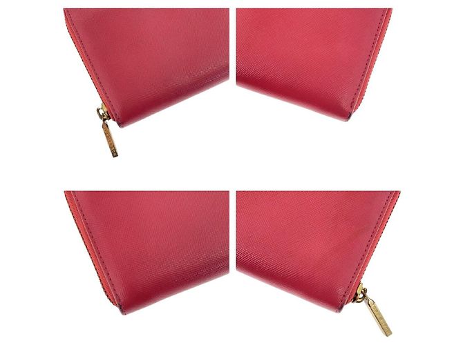 Cartera larga de piel Tory Burch Rosa - vista 3