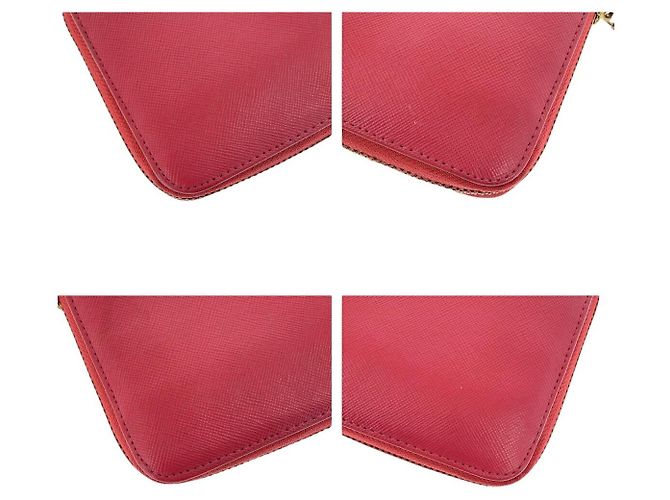 Cartera larga de piel Tory Burch Rosa - vista 4