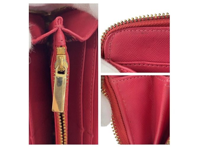 Cartera larga de piel Tory Burch Rosa - vista 7