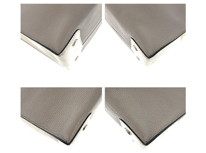 Michael Kors Leder-Tote-Bag Braun Schwarz Weiß - Ansicht 3