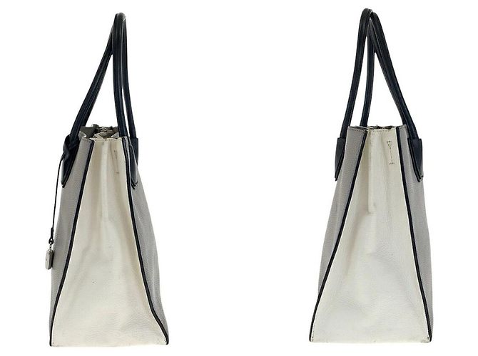 Michael Kors Leder-Tote-Bag Braun Schwarz Weiß - Ansicht 6