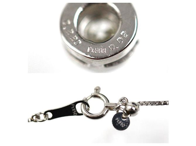 Autre Marque Collana di diamanti PT900 PT850 Argento - vista 5