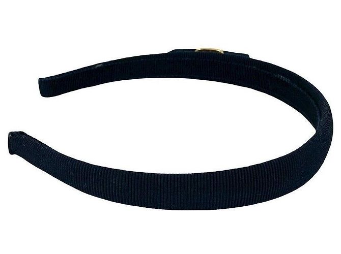 Salvatore Ferragamo Vara Canvas Headband Blue - view 2