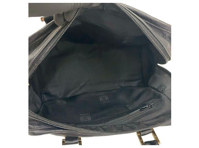 Loewe Amazona Lederhandtasche Schwarz - Ansicht 9