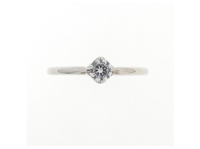 Autre Marque Anello AHKAH Muguet Pt900 Diamante Argento - vista 2