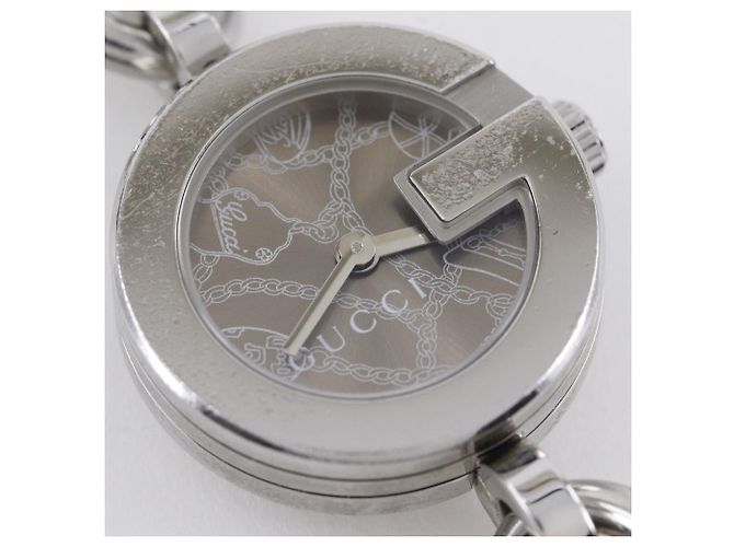 Reloj Gucci G Charm de acero inoxidable Castaño - vista 7