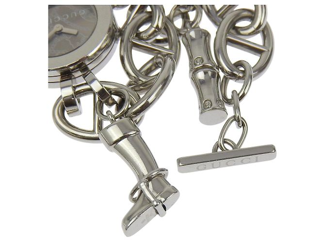Reloj Gucci G Charm de acero inoxidable Castaño - vista 9
