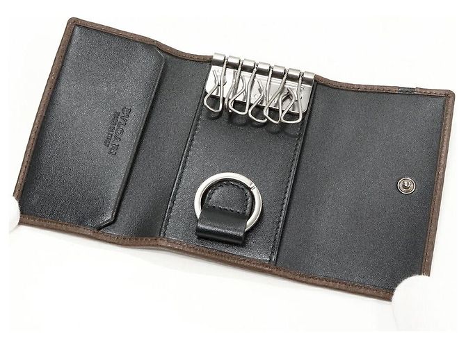 Bulgari Bvlgari Octo Calf Key Case Brown Black Dark brown - view 3