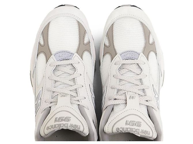 Autre Marque New Balance M991FLB Fabric Sneaker Braun Grau - Ansicht 12
