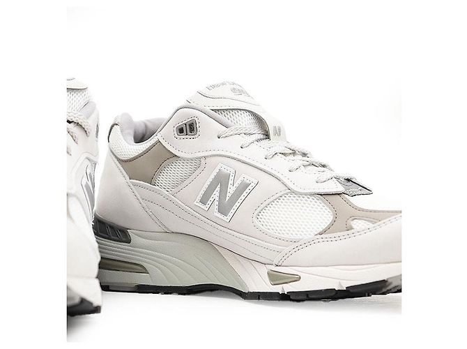 Autre Marque New Balance M991FLB Fabric Sneaker Braun Grau - Ansicht 14